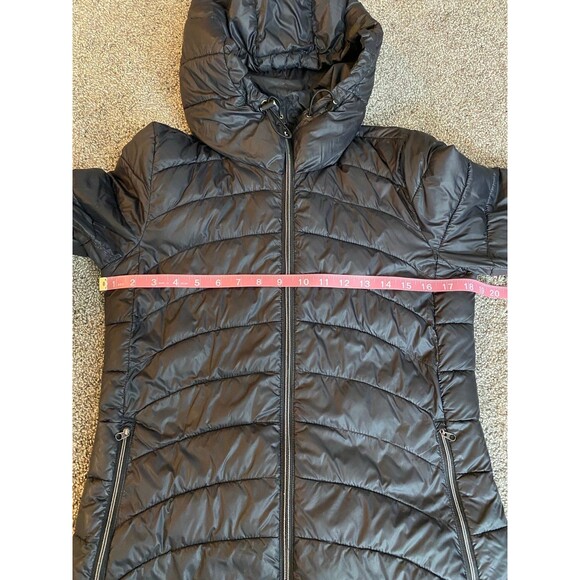 GAP Women’s Long Packable Puffer Coat with Hood – Size Small - Picture 5 of 9